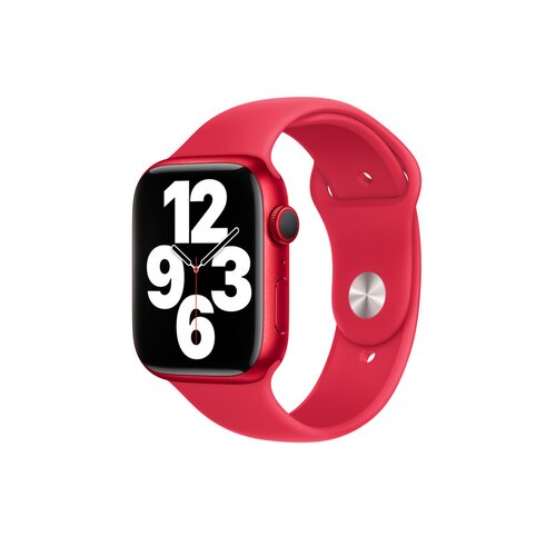 Stilvoll und stützend: Apple Watch Sportarmband 45 mm in (PRODUCT)RED