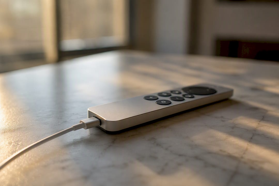 Universelle TV-Fernbedienung mit USB-C-Ladekabel