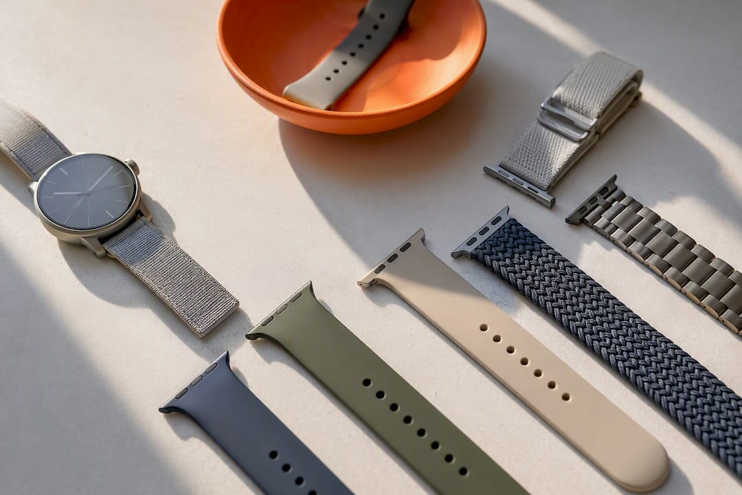 Verschiedene Armbandmaterialien für einen individuellen Look