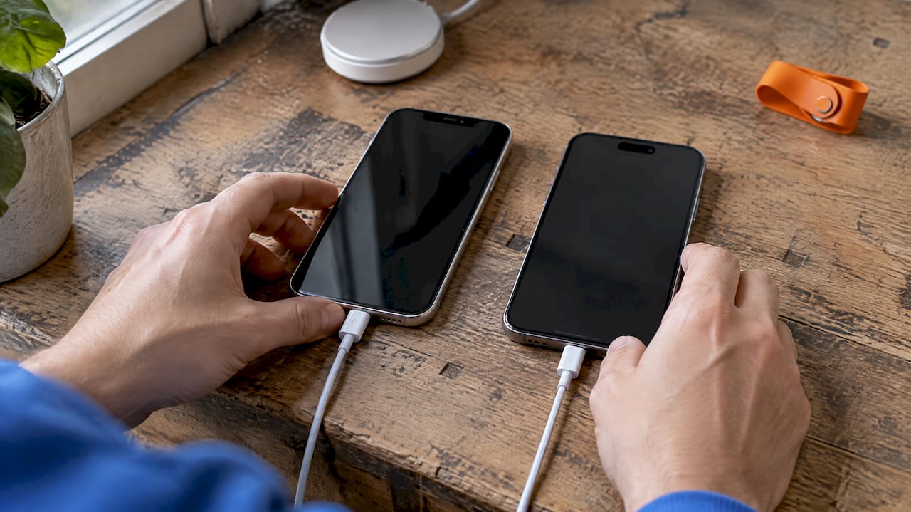 Für das iPhone 14 und iPhone 15 kommen verschiedene Kabel zum Einsatz