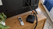 Apple TV 4K am HDMI-Eingang eines Fernsehers