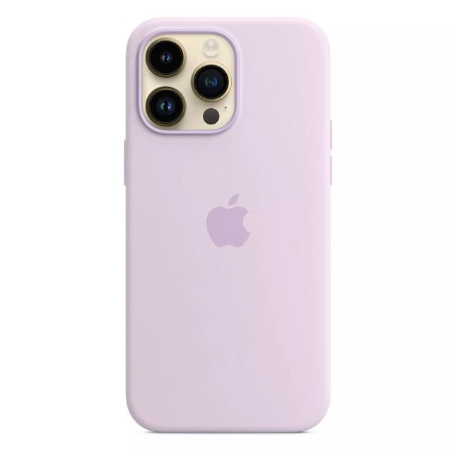 Apple iPhone 14 Pro Max Silikon Case mit MagSafe - Flieder-Flieder