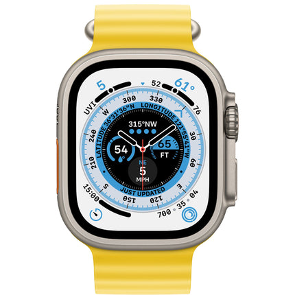 Apple Ocean Band für Apple Watch 44-45-49 mm – Gelb