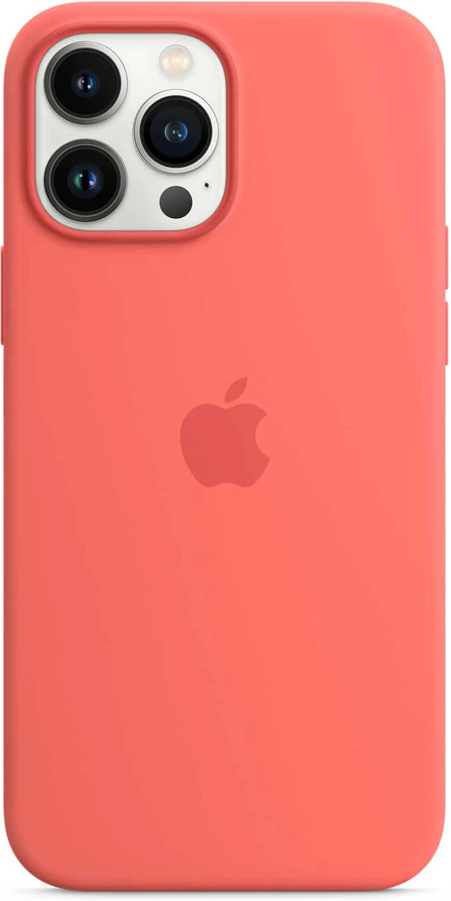 Apple iPhone 13 Pro Max Silikonhülle Rosa mit MagSafe – Pink Pomelo