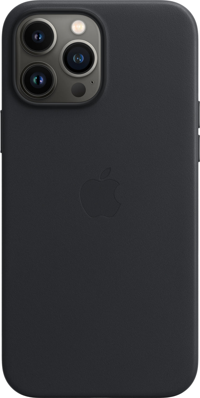 Apple iPhone 13 Pro Max Lederhülle mit MagSafe – Mitternacht | Schwarz