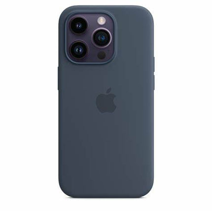 Apple iPhone 14 Pro Silikonhülle mit MagSafe - Sturmblau