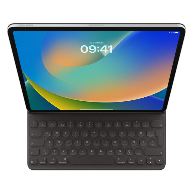 Apple Smart Keyboard Folio – 12,9-Zoll iPad Pro & 13-Zoll iPad Air (M2) – Türkisches Q-Tastaturfeld