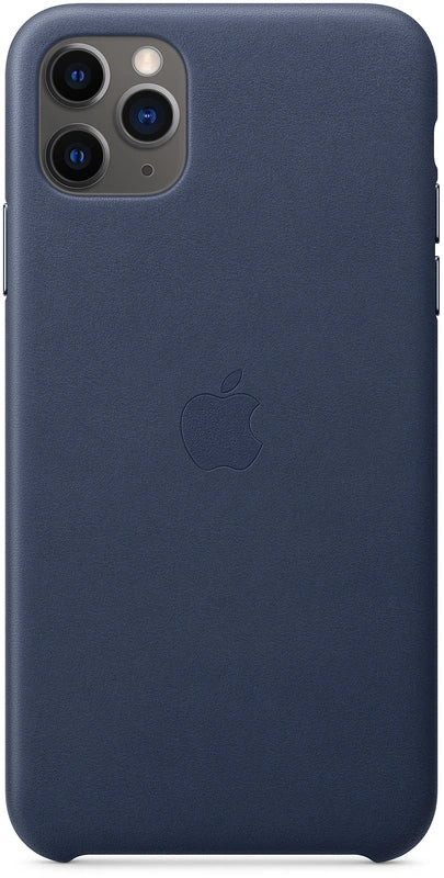 Apple Leder Case für iPhone 11 Pro Max – Dunkelblau