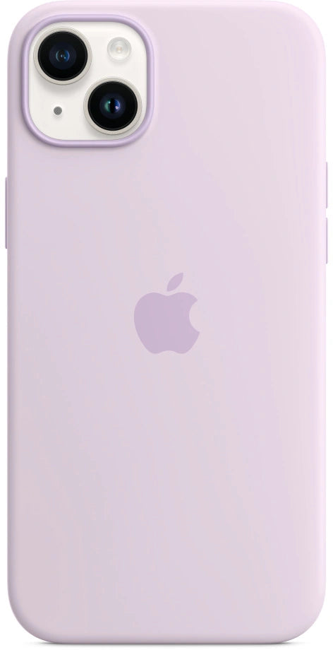 Apple Silikon Case mit MagSafe für iPhone 14 Plus – Lila