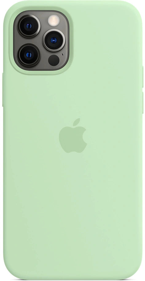 Apple Silikon Case mit MagSafe für iPhone 12 und iPhone 12 Pro – Grün