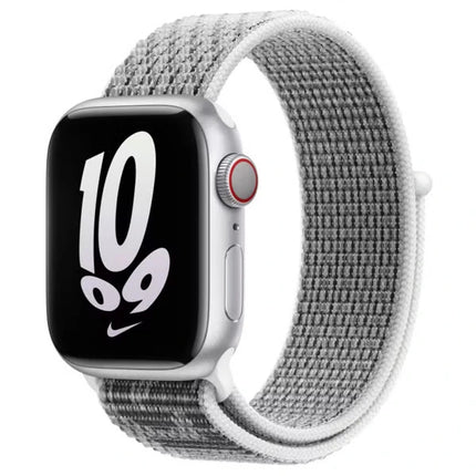 Apple Nike Sport Loop für Apple Watch 41 mm – Summit White/Schwarz