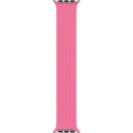 Geflochtenes Soloarmband für die Apple Watch – Rosa – Flamingo