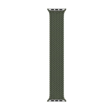 Gewebtes Apple Watch-Armband in grüner Farbe