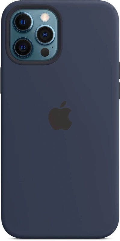 Dunkelblaue Silikon-Telefonhülle für iPhone 12 Pro Max
