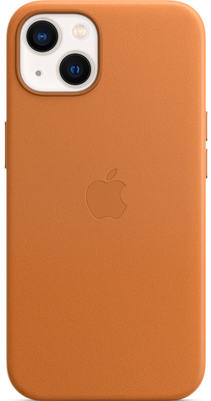 Apple Leder Case mit MagSafe für iPhone 13 - Goldbraun