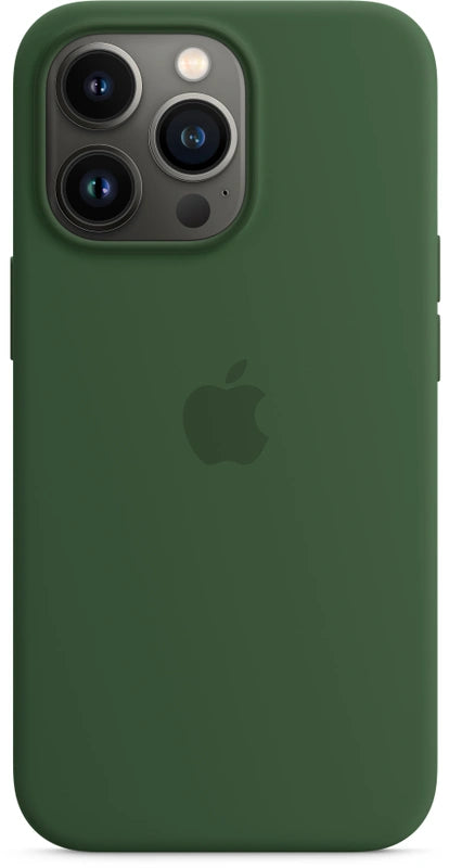 Apple Silikon Case mit MagSafe für iPhone 13 Pro – Kleegrün