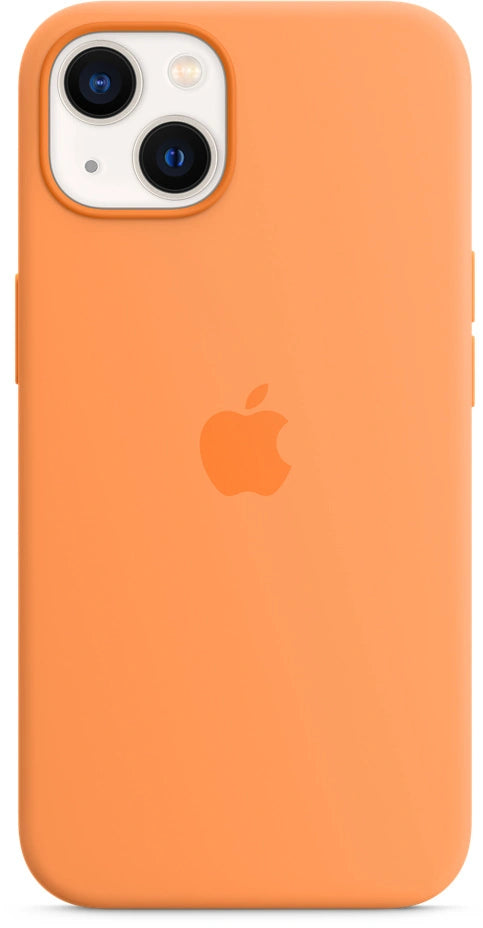 Apple iPhone 13 Silikonhülle mit MagSafe – Marigold | orange | Gelb
