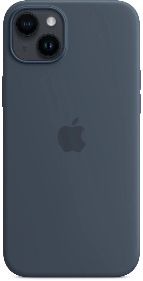 iPhone 14 Plus, Silikon Case, Storm Blue, MagSafe, Blau
