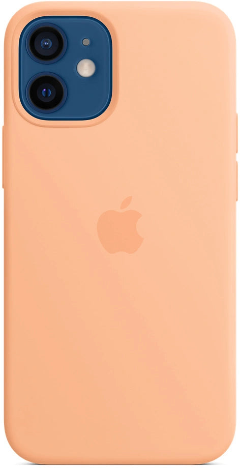 Apple Silikon Case mit MagSafe für iPhone 12 mini – Cantaloupe