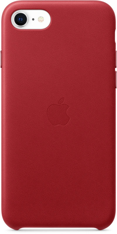 Apple Leder Case für iPhone SE (2020) – Rot