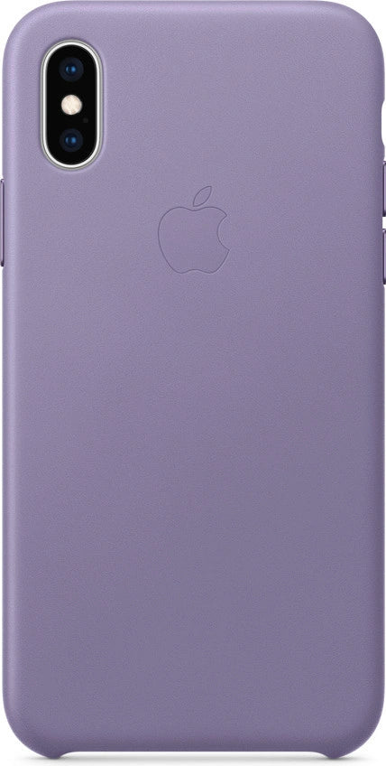 iPhone Xs Leder-Handyhülle | Lila