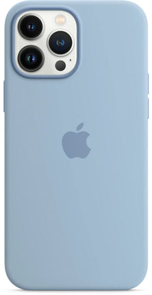 Apple Silikon Case mit MagSafe für iPhone 13 Pro Max – Babyblau