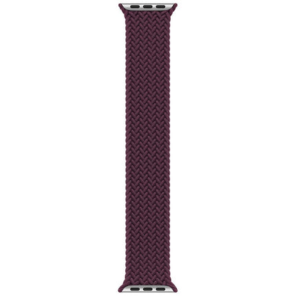 Geflochtenes Solo-Armband für die Apple Watch – Kirschrot