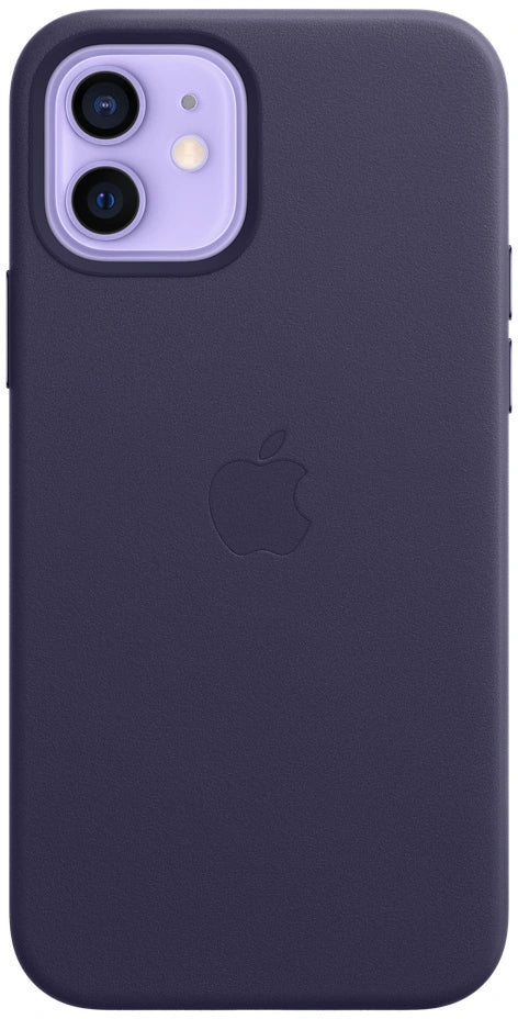 iPhone 12 | 12 Pro Lederhülle Deep Violet Lila