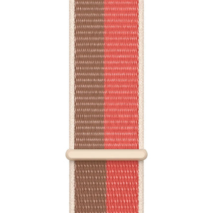 Apple Watch Sportarmband mit Klettverschluss | rosa | Beige