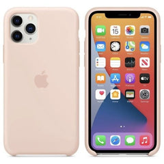 Apple siliconenhoesje voor iPhone 11 Pro in Pastel Roze (Pink Sand)