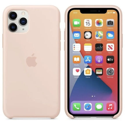 Apple siliconenhoesje voor iPhone 11 Pro in Pastel Roze (Pink Sand)