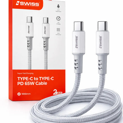 iSwiss USB-C zu USB-C Kabel 1 Meter