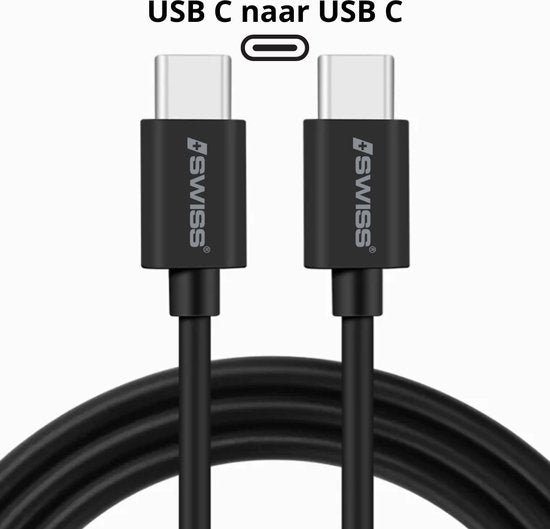 iSwiss USB-C naar USB-C Kabel 1.5 meter